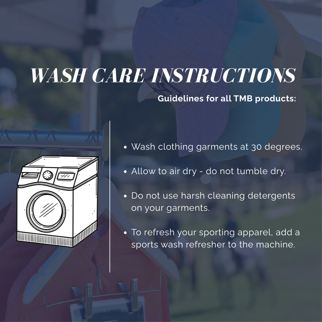 TMB Washcare Instructions